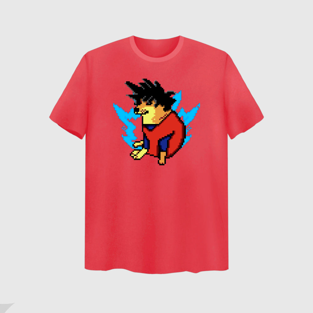 Camiseta Cheems Goku